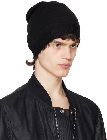 Mössa Rick Owens Rick Owens Hollywood Medium Beanie Svart | RU01E5494 M, 1