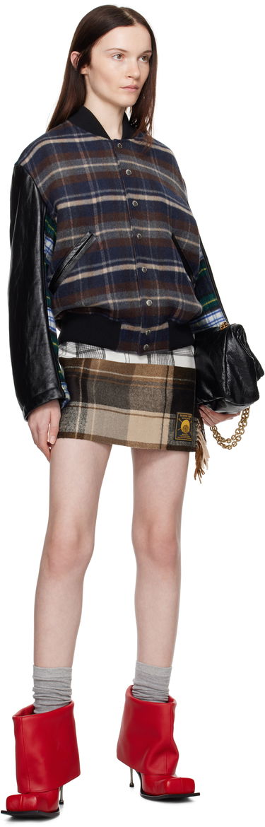 Bomberjacka Marine Serre Regenerated Tartan Bomber Jacket Flerfärgad | UJA062A UWOV0047, 3