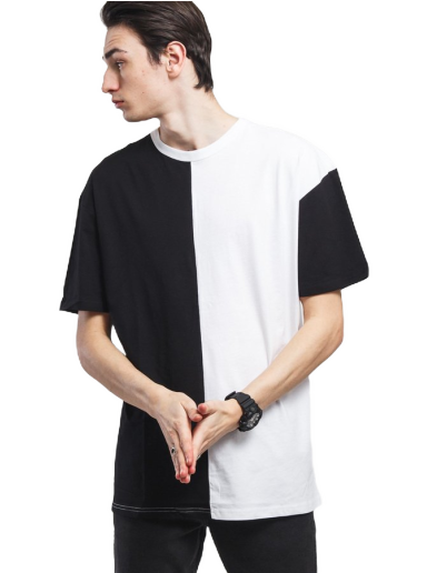 T-shirt Urban Classics Oversize Harlequin Tee Svart | TB2056 blackwhite