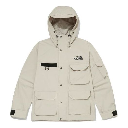Parkas The North Face Multi-Pocket Workwear Hooded Jacket Beige | NJ3BM10C