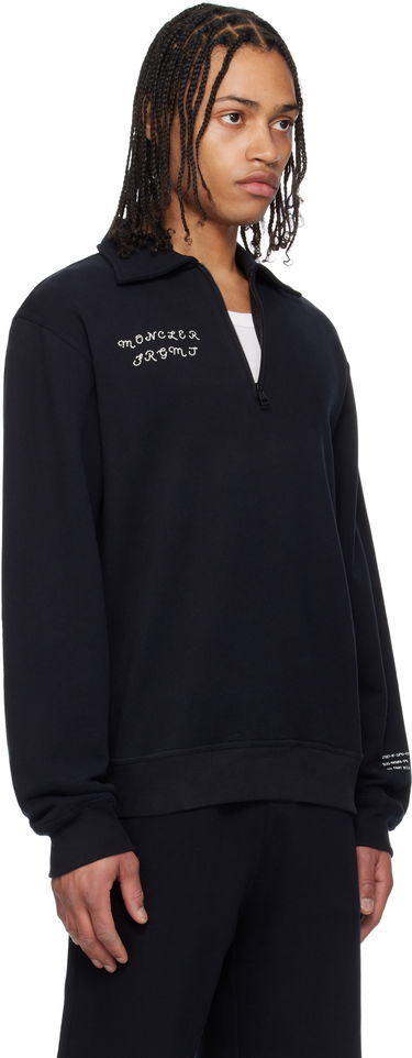 Sweatshirt Moncler Genius x FRGMT Hiroshi Fujiwara Cotton Zip-Up Sweatshirt Svart | K109U8G00004M5214, 1
