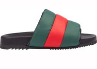 Padded Web Slide Red Green