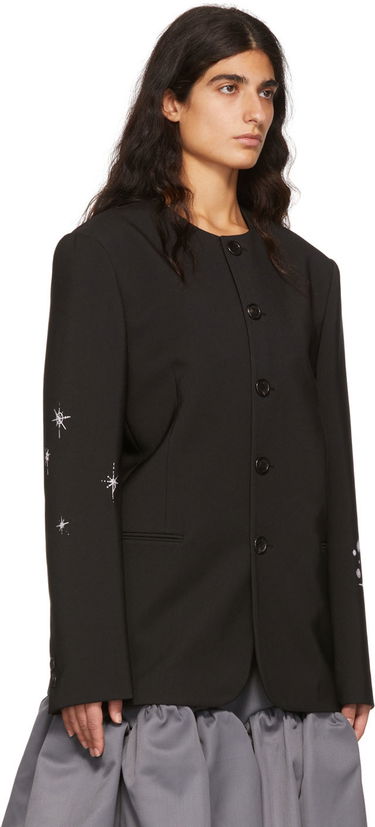 Jacka We11done We11done Polyester Buttoned Jacket Svart | WD-JK1-22-099-M-BK, 1