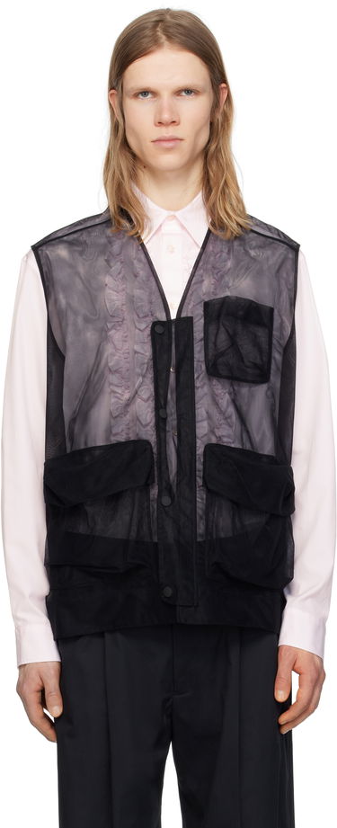 Väst Simone Rocha Simone Rocha Multi Pocket Utility Vest Svart | 5347D 0069, 0