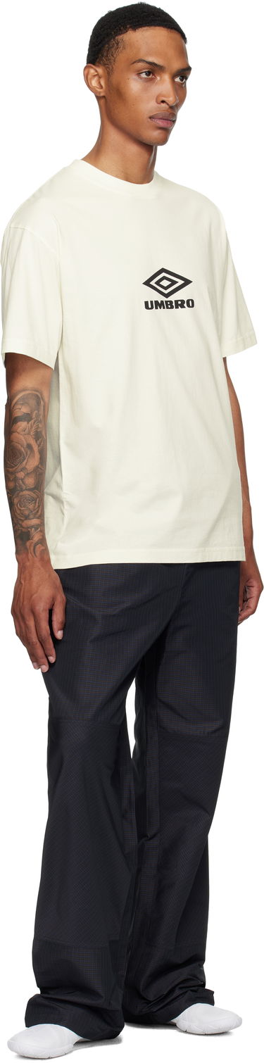 T-shirt Umbro Umbro Basic T-Shirt Vit | UBMW0327JY98, 3