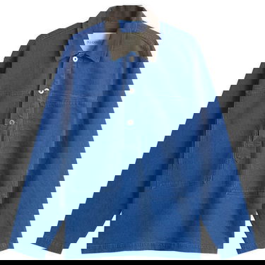 Skjorta JW Anderson JW Anderson Patch Pocket Rugby Shirt, Size Small Blå | DS0014-PG1835-727, 0