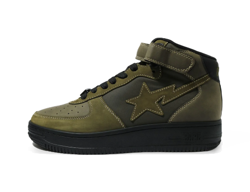 Sneakers och skor BAPE Military Sta Mid "Olive" Grön | 1H30191006 OLD