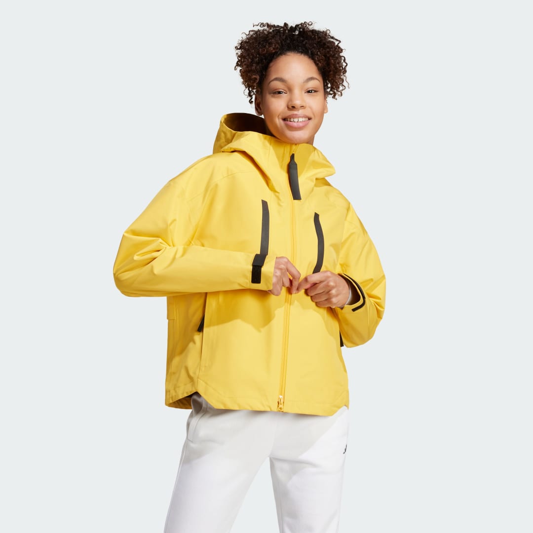 Vindjacka adidas Performance Myshelter Rain.Rdy Jacket Gul | IM8529, 1