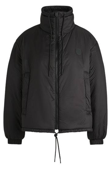 Pufferjacka BOSS Happy HUGO Water-Repellent Puffer Jacket Svart | 50522254, 0