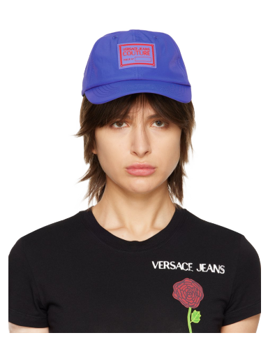Keps Versace Jeans Couture Piece Number Cap Blå | E74VAZK15EZS574