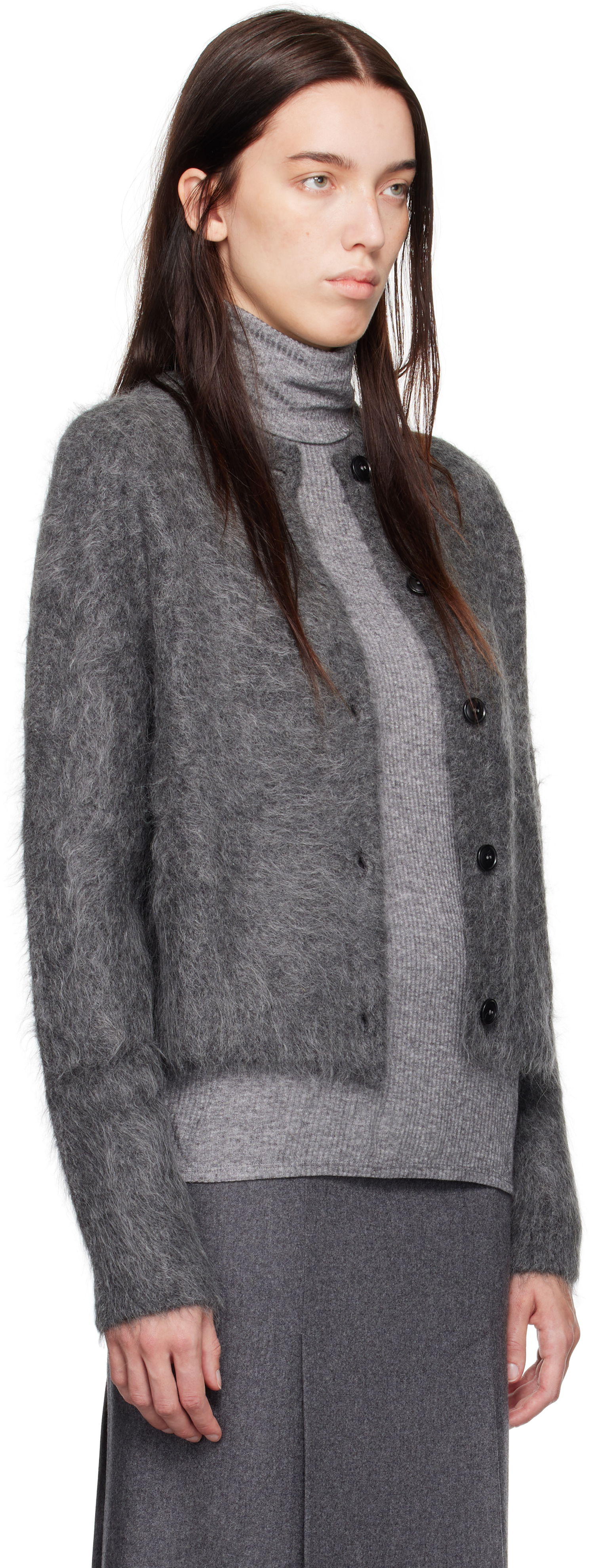 Sweater Loulou de Saison Loulou de Saison Arsen Cardigan Grå | ARSEN, 1