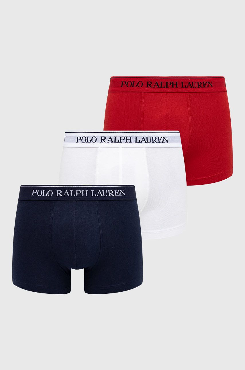 Boxare Polo by Ralph Lauren Cotton Trunk - 3 Pack Flerfärgad | 714835885008, 0