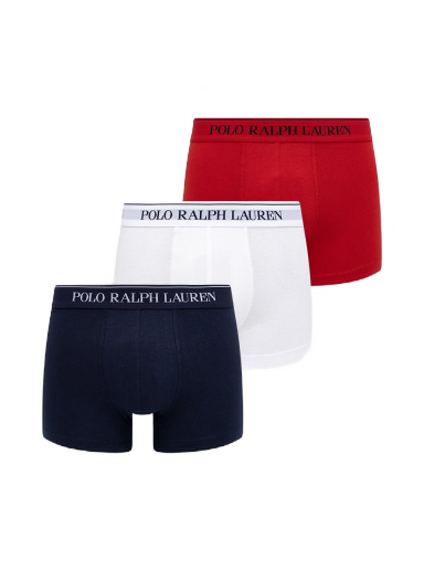 Boxare Polo by Ralph Lauren Cotton Trunk - 3 Pack Flerfärgad | 714835885008