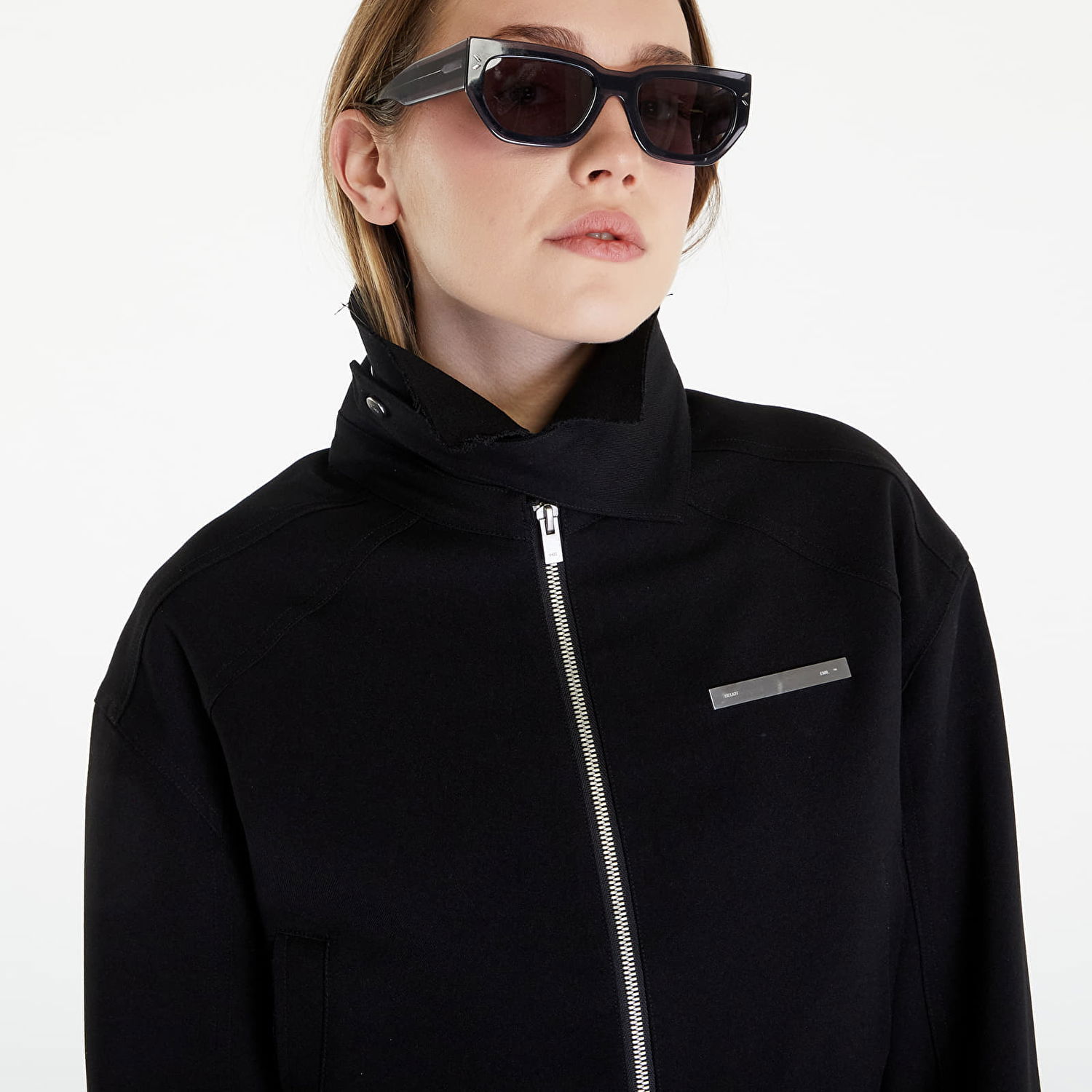 Vindjacka HELIOT EMIL Evenness Worker Cropped Jacket Svart | HE_W_02_069_P03_BLK01, 1