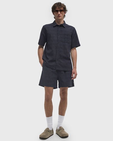 Skjorta Les Deux Charlie Short Sleeve Shirt Mörkblå | LDM401081-460460, 1