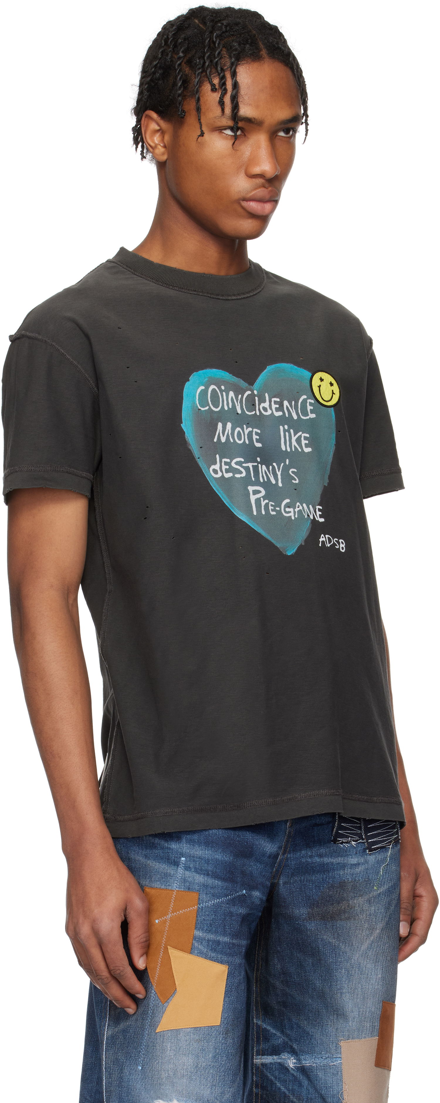 T-shirt Andersson Bell Andersson Bell Heart Message T-Shirt Svart | atb1251u, 1