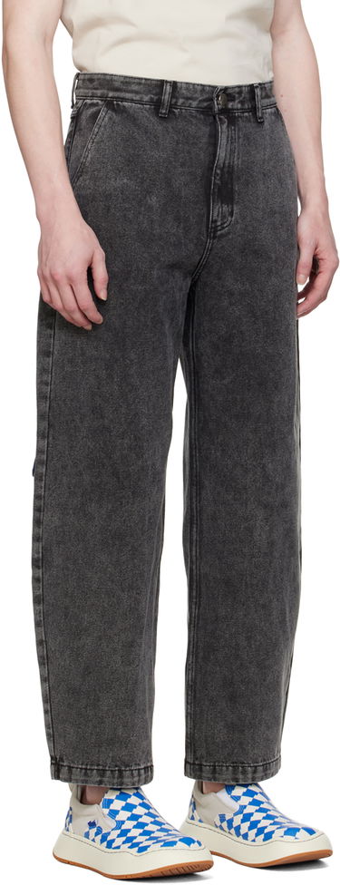 Jeans ADER ERROR Faded Denim Jeans Svart | BMSGFYJE0103BK, 4