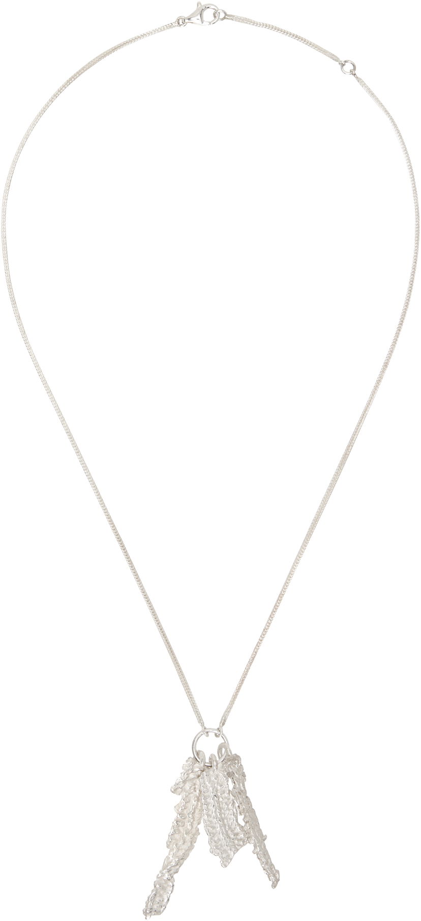 Halsband OUR LEGACY Casted Knit Necklace Metallisk | A4258NF