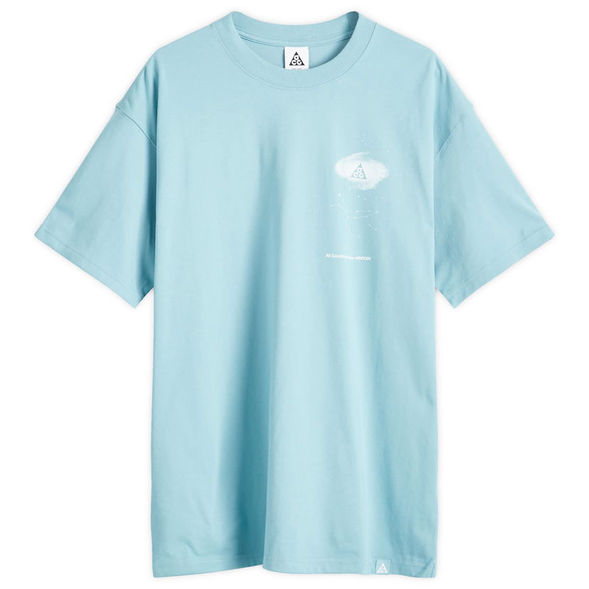 T-shirt Nike ACG OC Galaxy T-Shirt in Denim Turqoise, Size Large | END. Clothing Blå | FZ5275-464