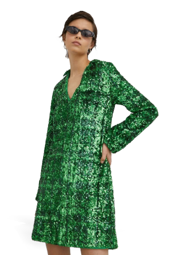 Klä Samsoe Samsoe Felicia Dress Grön | F22400087