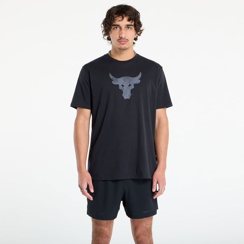 T-shirt Under Armour Project Rock Brahma Bull Short Sleeve Tee Svart | 1383191-005