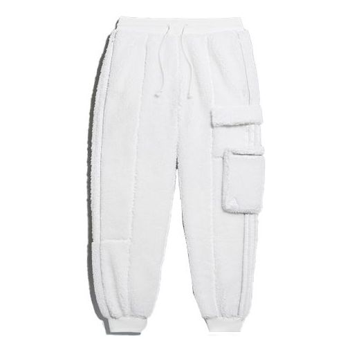 Träningsbyxor adidas Originals Casual Fleeced Pants Vit | H21204