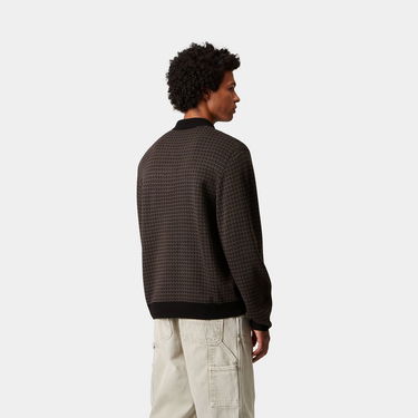 Polotröja Carhartt WIP L/S Lowis Polo Houndstooth Flerfärgad | I035395_10, 1