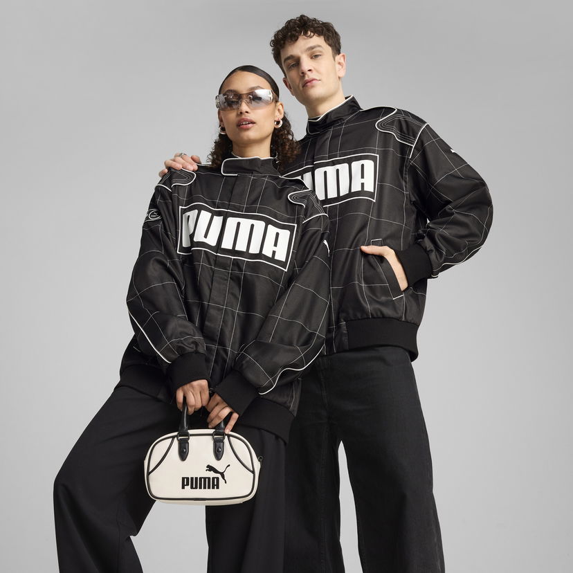 Bomberjacka Puma Unisex ARCHIVE SEASONAL Racer Jacket Svart | 629914_01