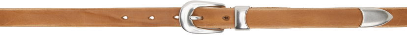Bälten OUR LEGACY Our Legacy 2 CM Leather Belt Brun | A2258CDD
