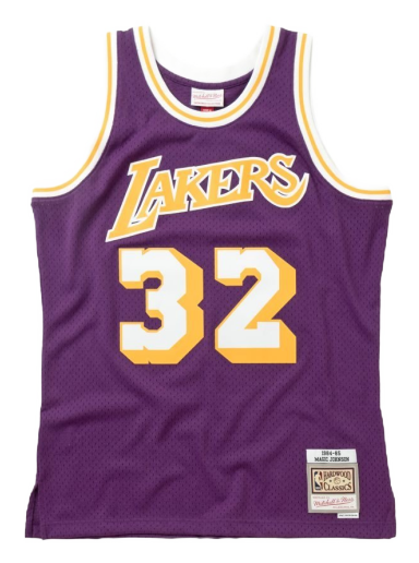 Jersey Mitchell & Ness NBA Swingman Jersey Los Angeles Lakers Magic Johnson Purpur | SMJYGS18176-LALPURP84EJH