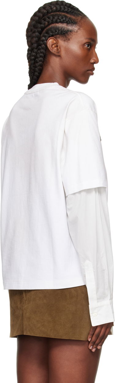 T-shirt Acne Studios Layered Logo T-Shirt by Acne Studios Vit | CL0404-, 2