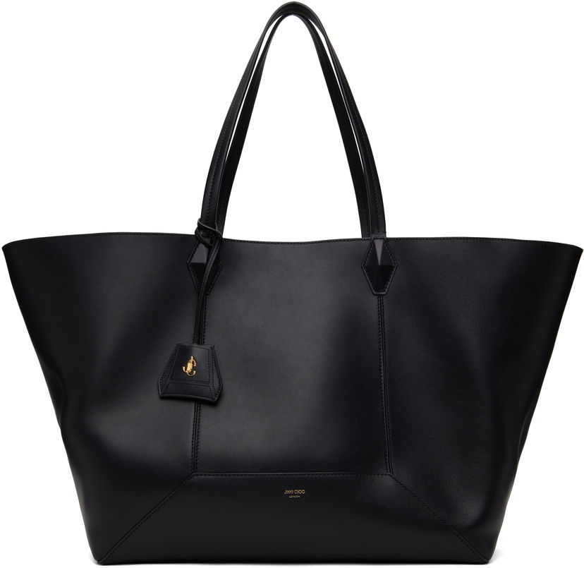 Tygpåse Jimmy Choo Jimmy Choo Diamond L Tote Bag Svart | DIAMOND TOTE/L HUT