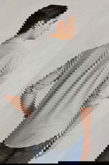 Skjorta Polo by Ralph Lauren Featherweight Mesh Shirt Grå | 710654408019, 1