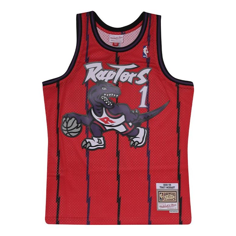 Jersey Mitchell & Ness Toronto Raptors Mitchell & Ness Tracy McGrady  Jersey Röd | SMJYGS20091-TRARED198TMC