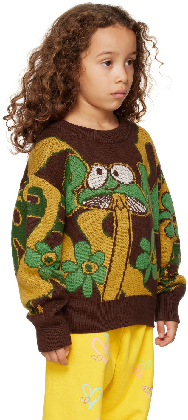 Sweater Perks And Mini Perks and Mini Exclusive Shroom Knit Sweater Brun | 55002, 1
