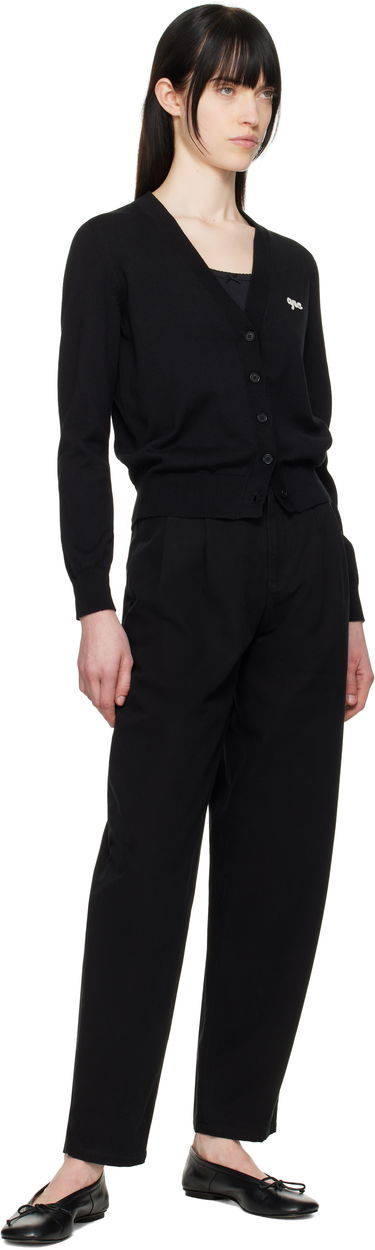 Byxor A.P.C. A.P.C. Willow Pleated Carrot Fit Trousers Svart | COGBJ-F08486, 3