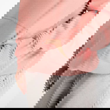 Sweatshirt Dime Classic Small Logo Hoodie UNISEX Pink Clay XXL Orange | DIMEFA2412PIN, 4