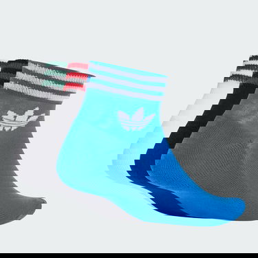 Strumpor adidas Performance Trefoil Ankle Socks (3 Pairs) Blå | JI9487, 4