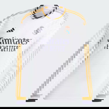 Jersey adidas Originals Real Madrid 23/24 Long Sleeve Home Jersey Vit | IB0018, 4