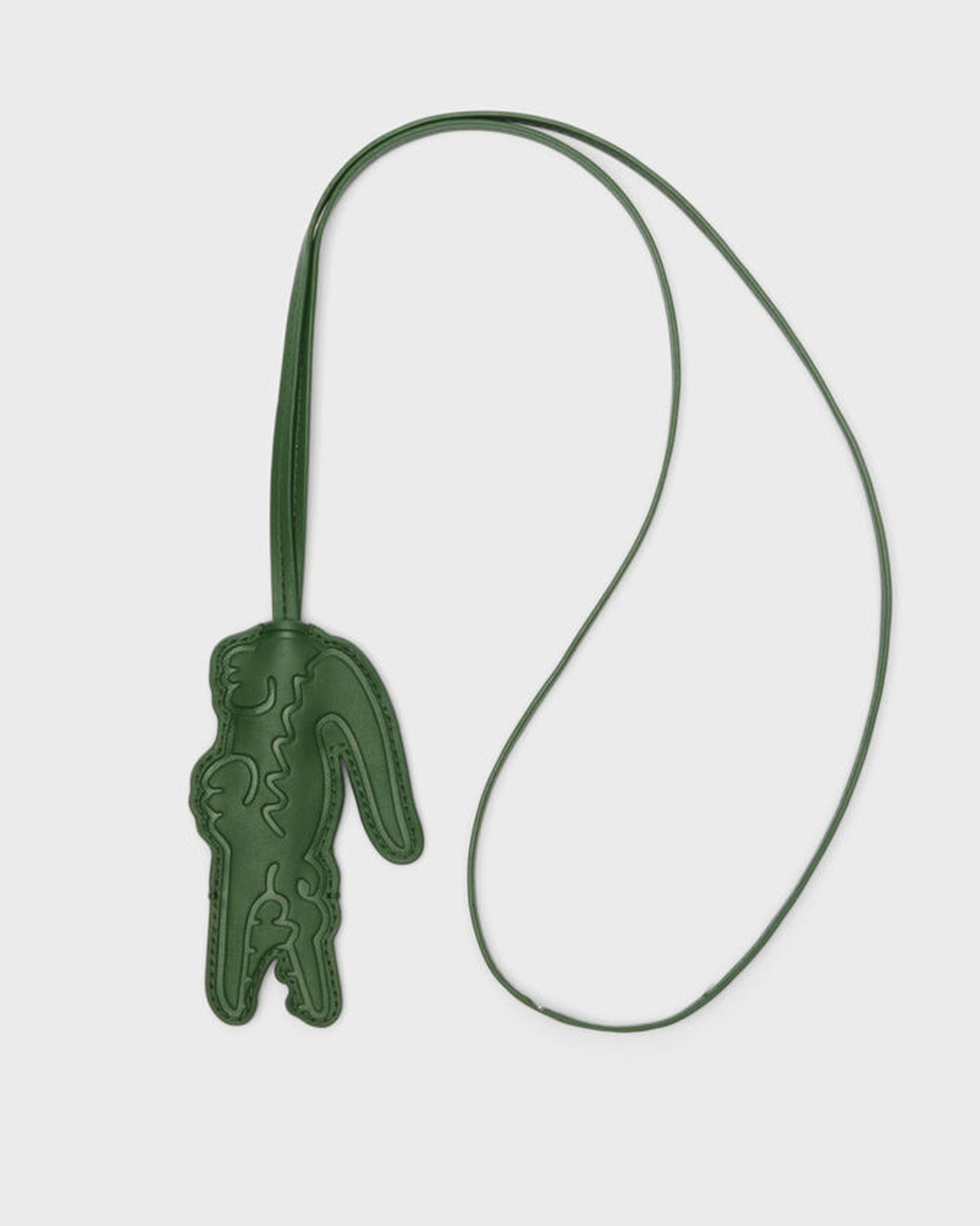 Nyckelringar Lacoste Crocodile Leather Key Holder Grön | NU5136HN-B01, 1