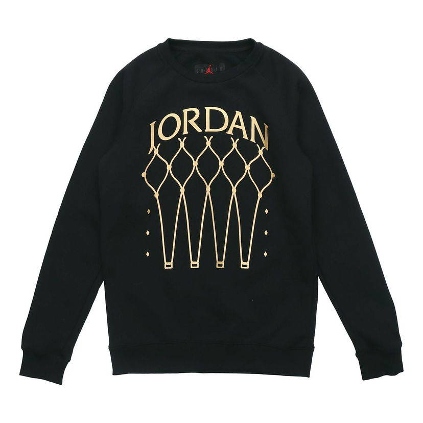 Sweater Jordan Jordan Fleece Knit Sweatshirt Svart | BQ5746-010