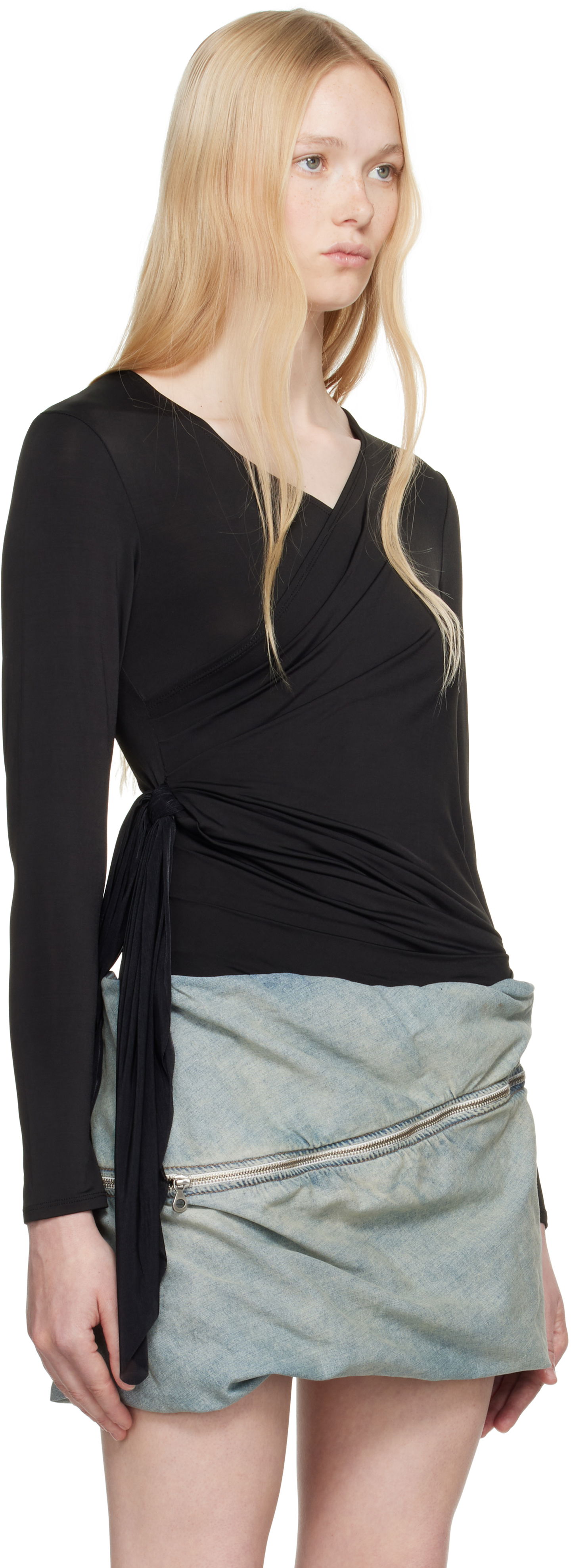 Kjol Diesel Diesel T-Crissy Wrap Top Svart | A18920 0BLBC, 1