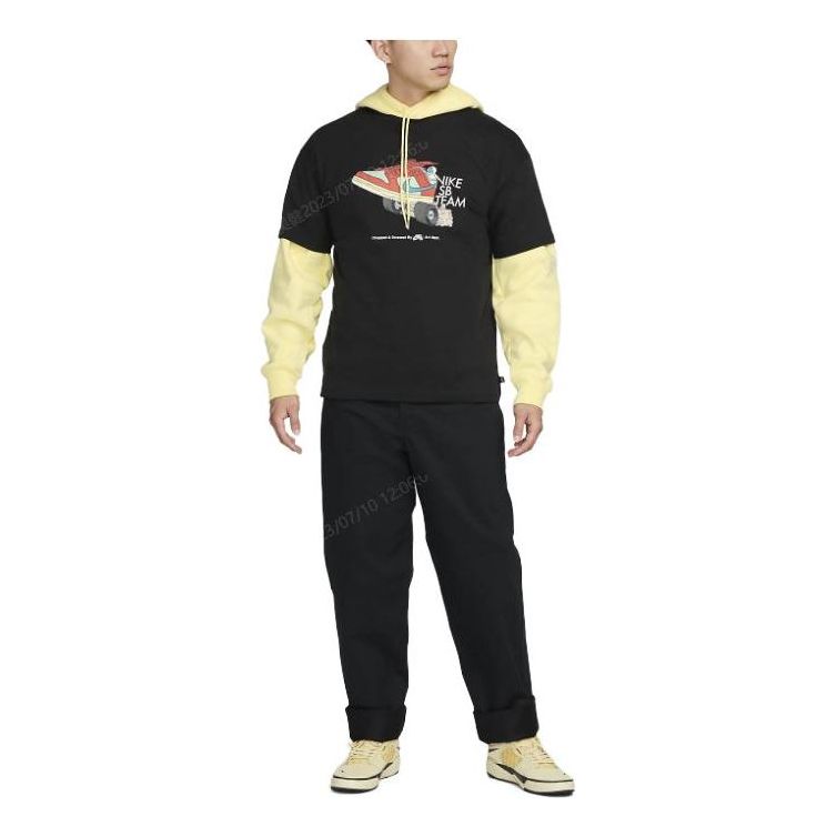 Sweatshirt Nike SB Skate Team Graphic T-Shirt Svart | FJ1138-010
