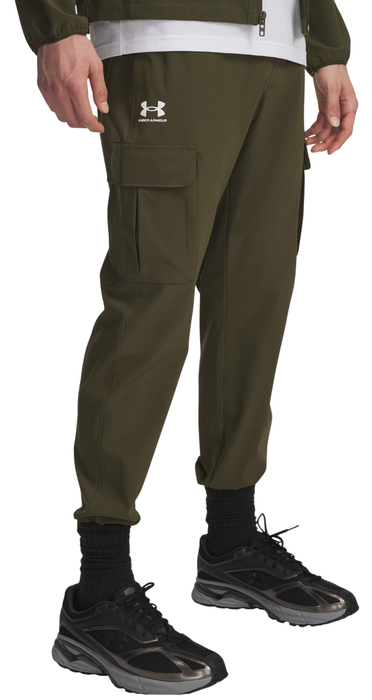Cargo byxor Under Armour Under Armour UA Vibe Woven Cargo Pants Grön | 1386558-308
