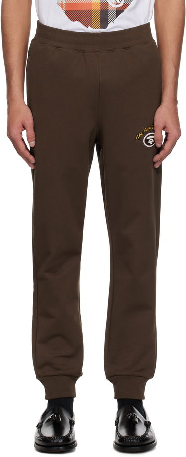 Träningsbyxor AAPE by A Bathing Ape AAPE by A Bathing Ape 'AAPE' Basic Sweatpants Brun | AAPPTMB698XXNBWD, 0