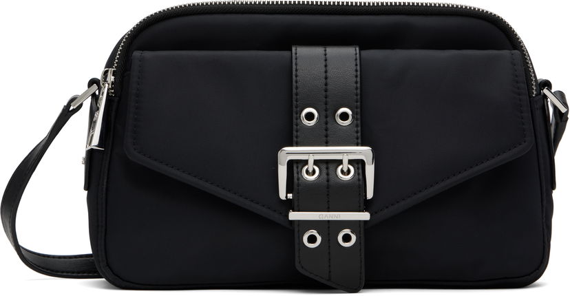 Axelväska GANNI GANNI Bucky Camera Bag Svart | A6370
