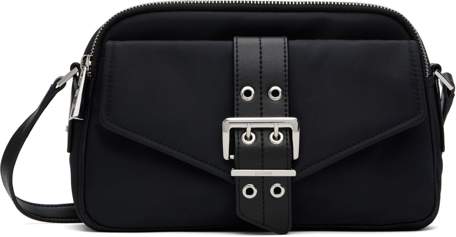 Axelväska GANNI GANNI Bucky Camera Bag Svart | A6370, 0