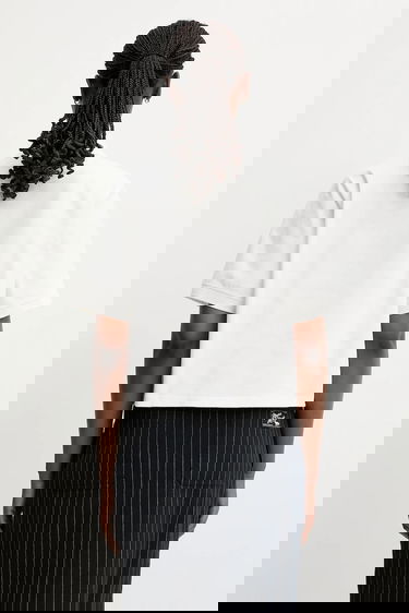 Polotröja KENZO Kenzo Cropped Tiger Polo Shirt Vit | FF52TS1704SB.02, 2