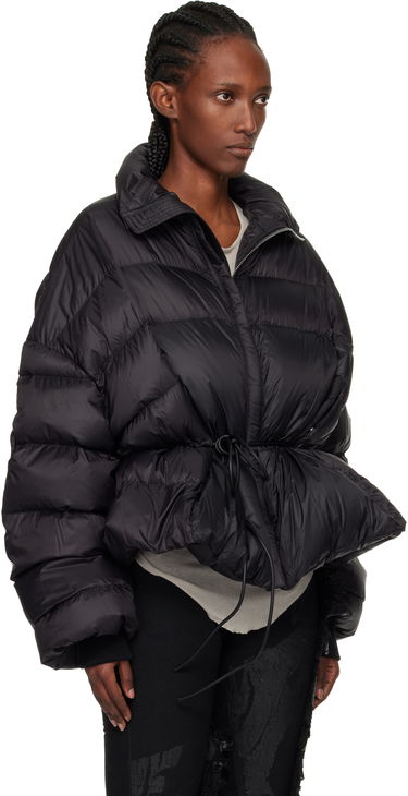 Pufferjacka Rick Owens Concordians Sail Down Puffer Jacket with Drawstring Waist Svart | RP02E4769 NPD1, 1
