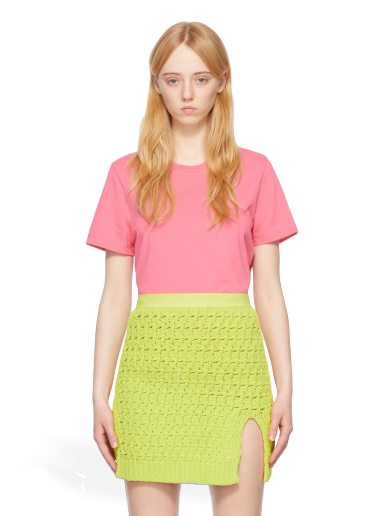 T-shirt Bottega Veneta Cotton T-Shirt Rosa | 649060 VF1U0